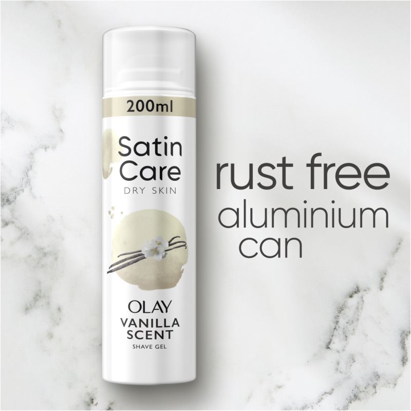 Gillette Satin Care Olay Vanilla Dream shaving gel 200 ml