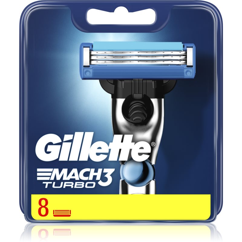 Gillette Mach3 Turbo replacement blades 8 pc

