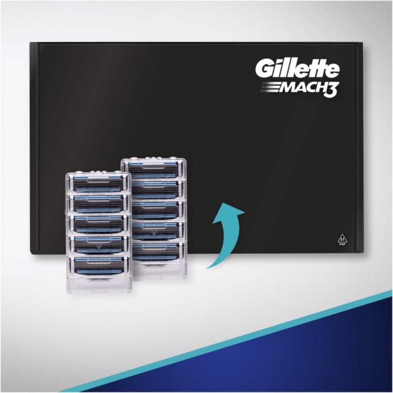 Gillette Mach3 бритва + запасні леза 1 кс