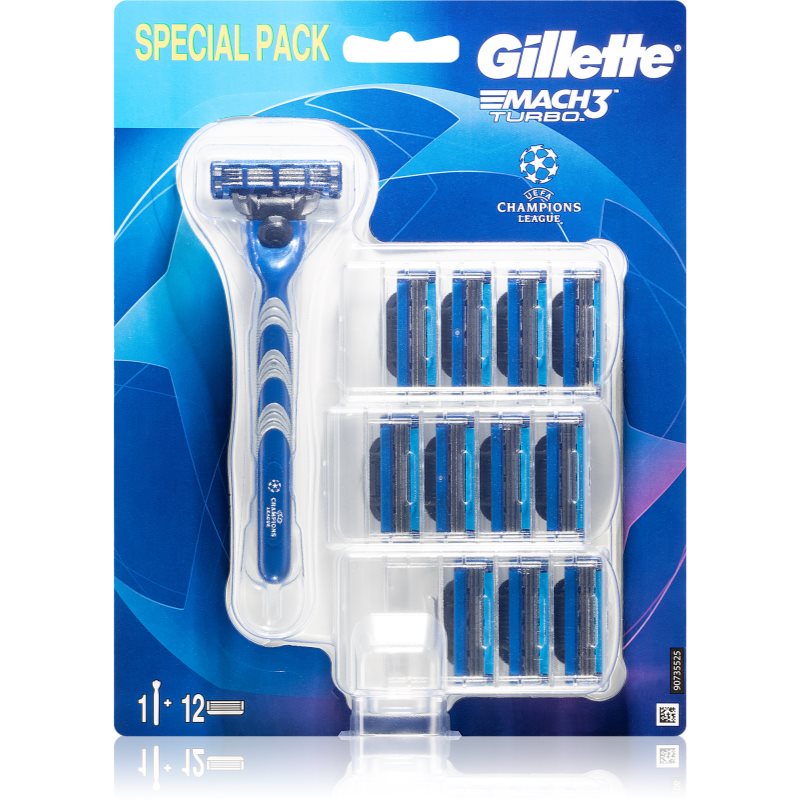 

Gillette Mach3 Turbo бритва + запасні леза