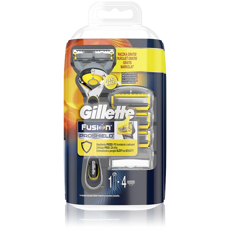 

Gillette Fusion Proshield Бритва Змінні картриджі 4 шт