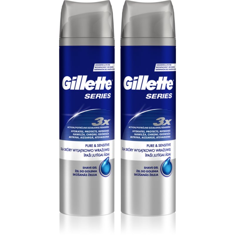

Gillette Series Pure & Sensitive гель для гоління для чоловіків
