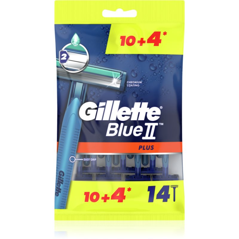 Gillette Blue II Plus eldobható borotvák uraknak 14 db