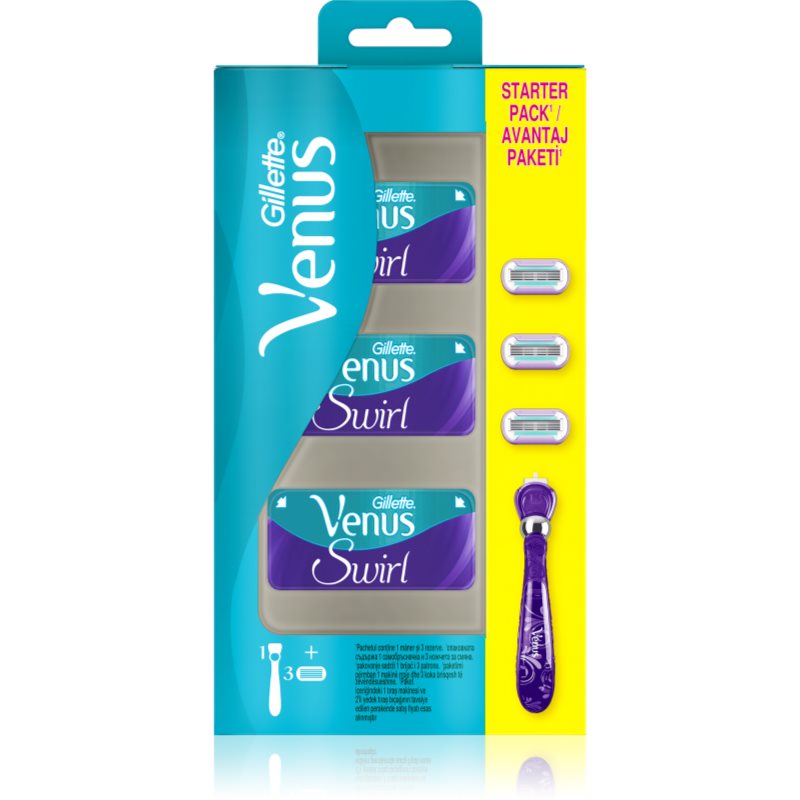 

Gillette Venus Swirl Extra Smooth бритва + змінні головки 3 шт