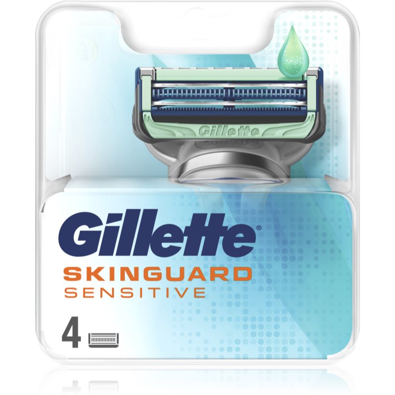 Gillette Skinguard Sensitive náhradné hlavice pre citlivú pleť 4 ks