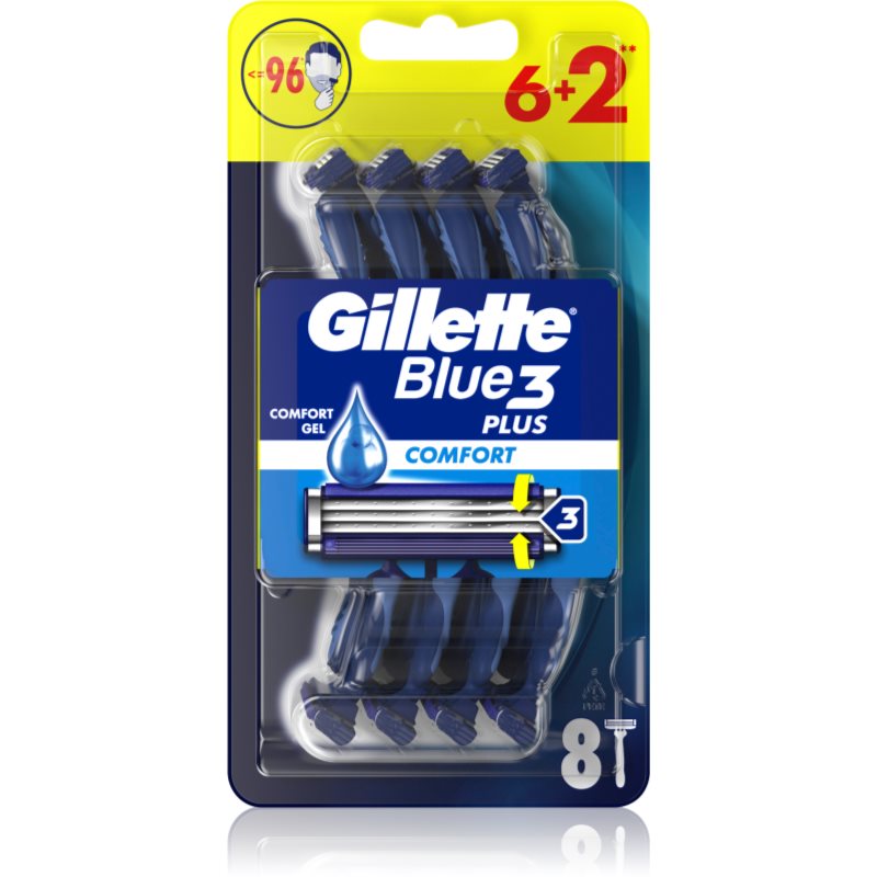 Gillette Blue 3 Comfort skutimosi mašinėlė 8 vnt.
