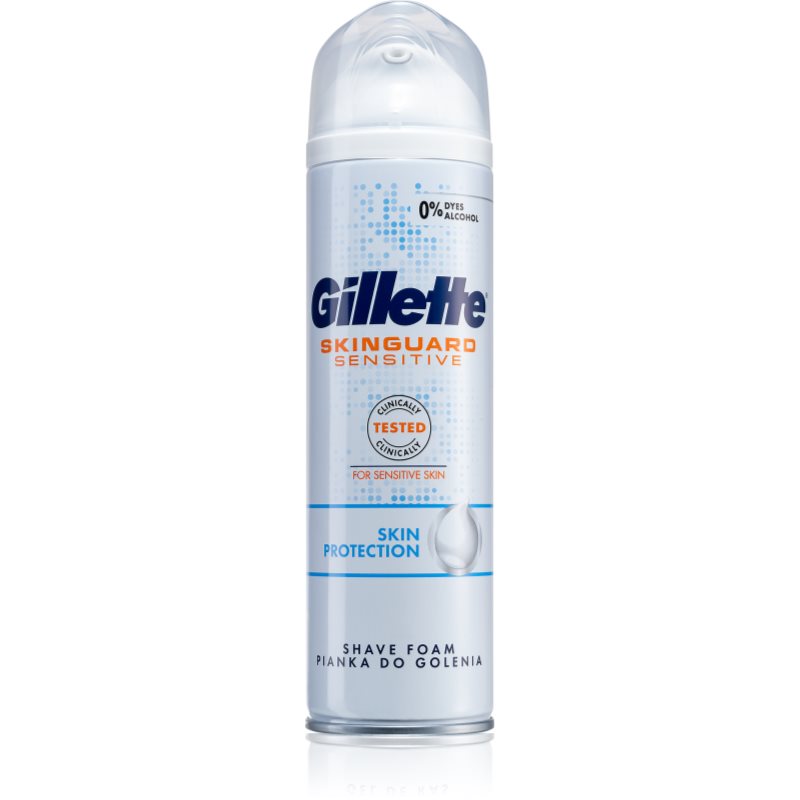 

Gillette Skinguard Sensitive піна для гоління для чутливої шкіри
