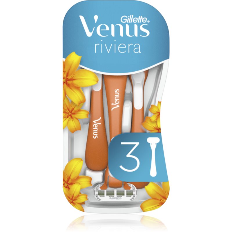 Gillette Jednorazové holiace strojčeky Venus Riviera 3 ks