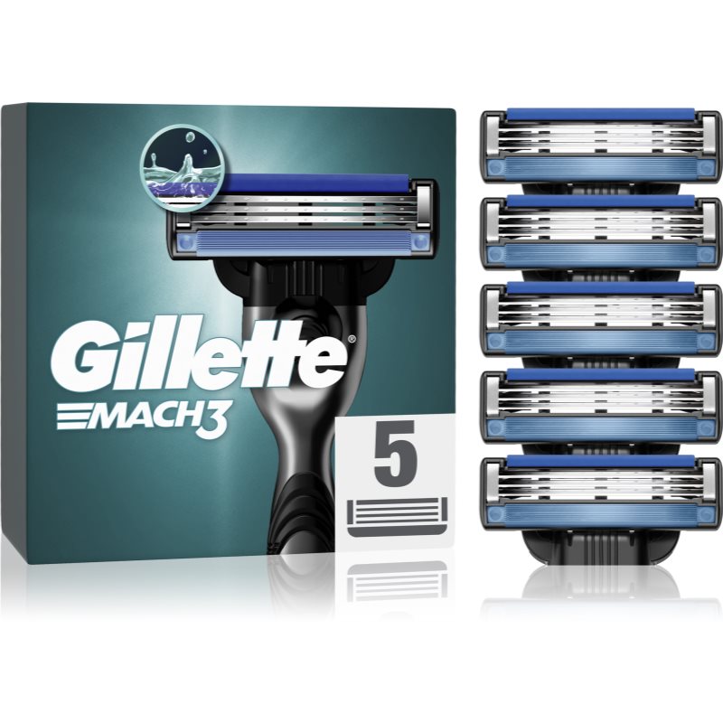 Gillette Mach3 náhradné žiletky 5 ks