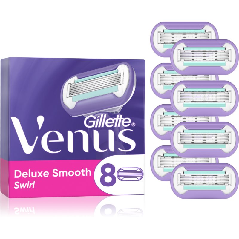 Gillette Venus Swirl Extra Smooth Replacement Blades 8 Pc