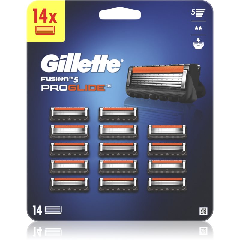 Gillette Fusion5 Proglide náhradné žiletky 14 ks