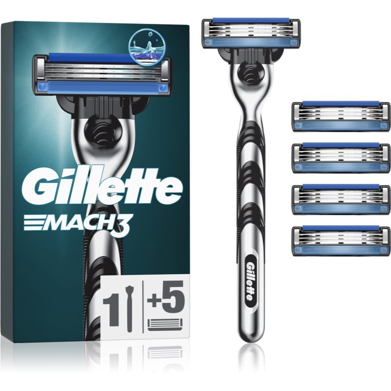 Gillette Mach3 holicí strojek + náhradní hlavice
