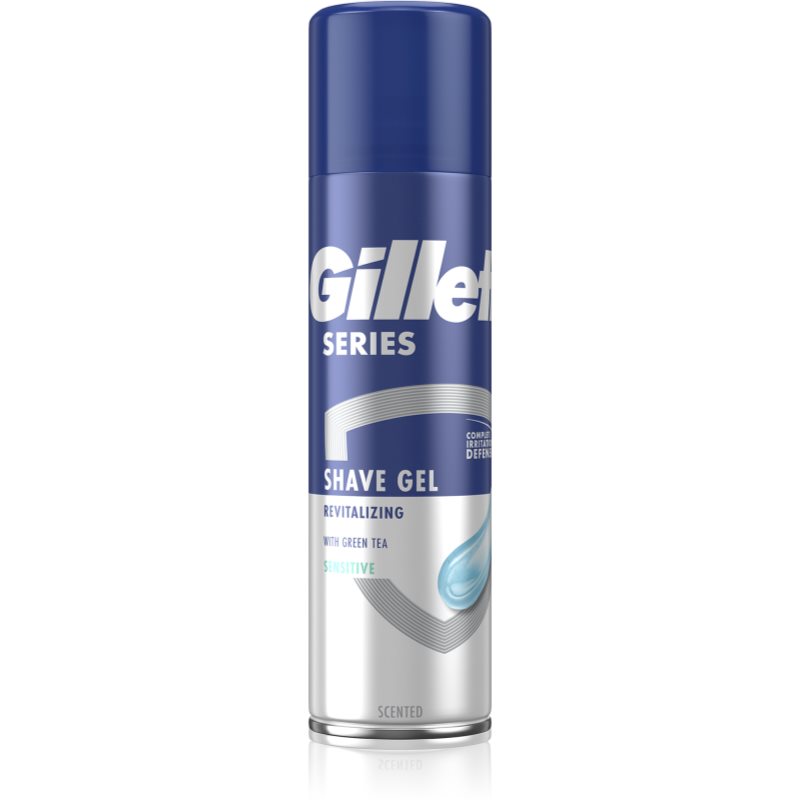 Gillette Series Revitalizing gel za britje z hranilnim učinkom za moške 200 ml