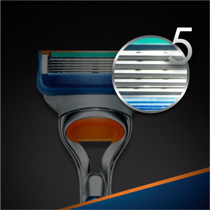 Gillette Fusion5 Shaver + Spare Blades 2 Pcs 1 Pc