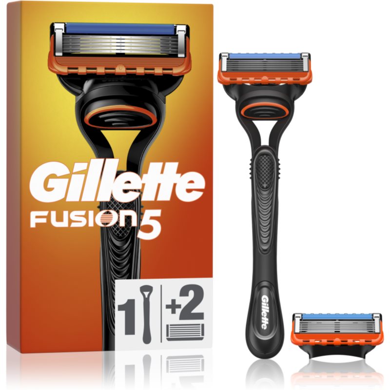 Gillette Fusion5 Shaver + Spare Blades 2 Pcs 1 Pc