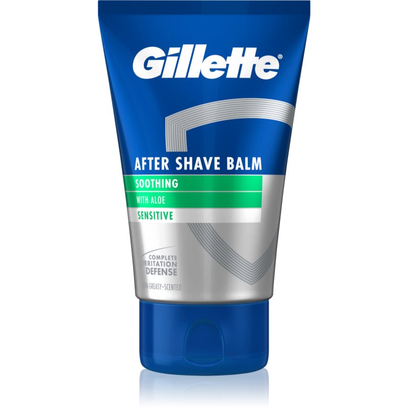 Gillette Sensitive After-shave Cream Aloe Vera 100 Ml