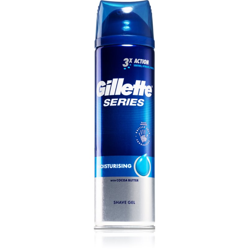 

Gillette Series Moisturizing гель для гоління з маслом какао