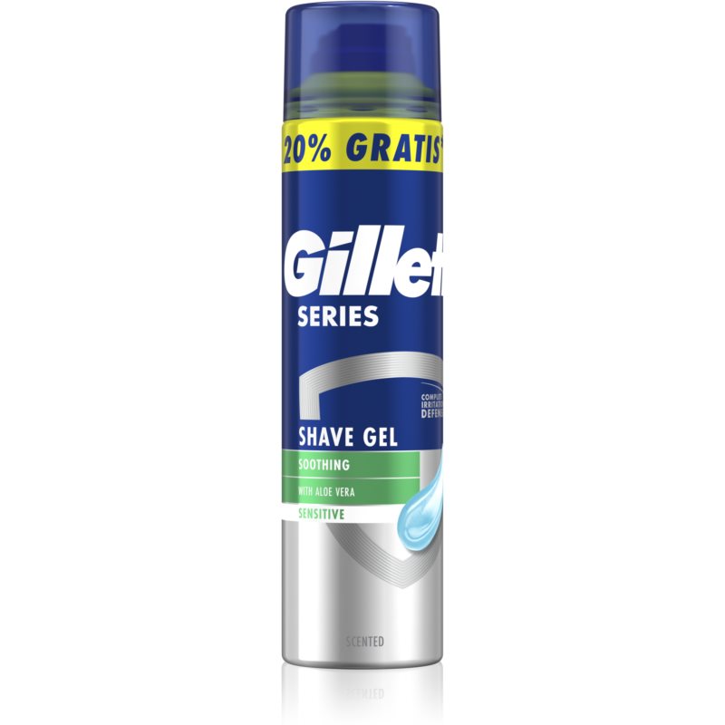 Gillette Series Aloe Vera успокояващ гел бръснене 240 мл.