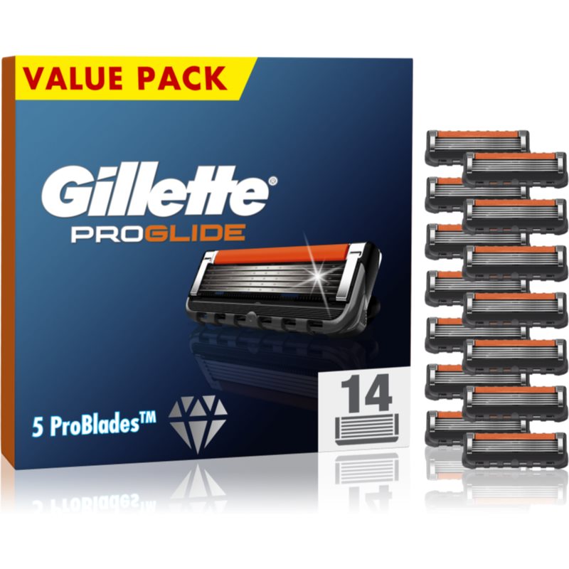 Gillette ProGlide náhradné žiletky 14 ks