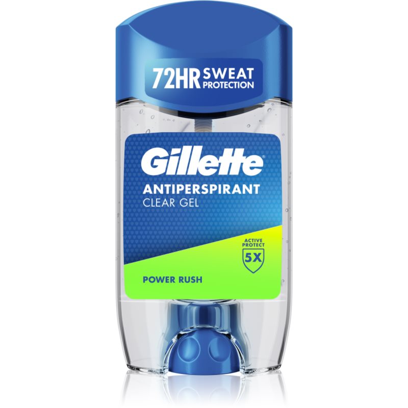 Gillette Power Rush antyperspirant w żelu dla mężczyzn 70 ml