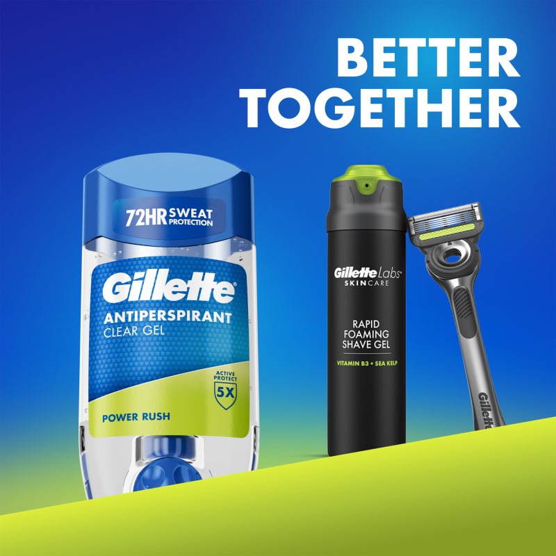 Gillette Power Rush gélový antiperspirant pre mužov 70 ml
