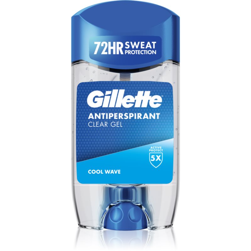 Gillette Cool Wave antyperspirant w żelu dla mężczyzn 70 ml