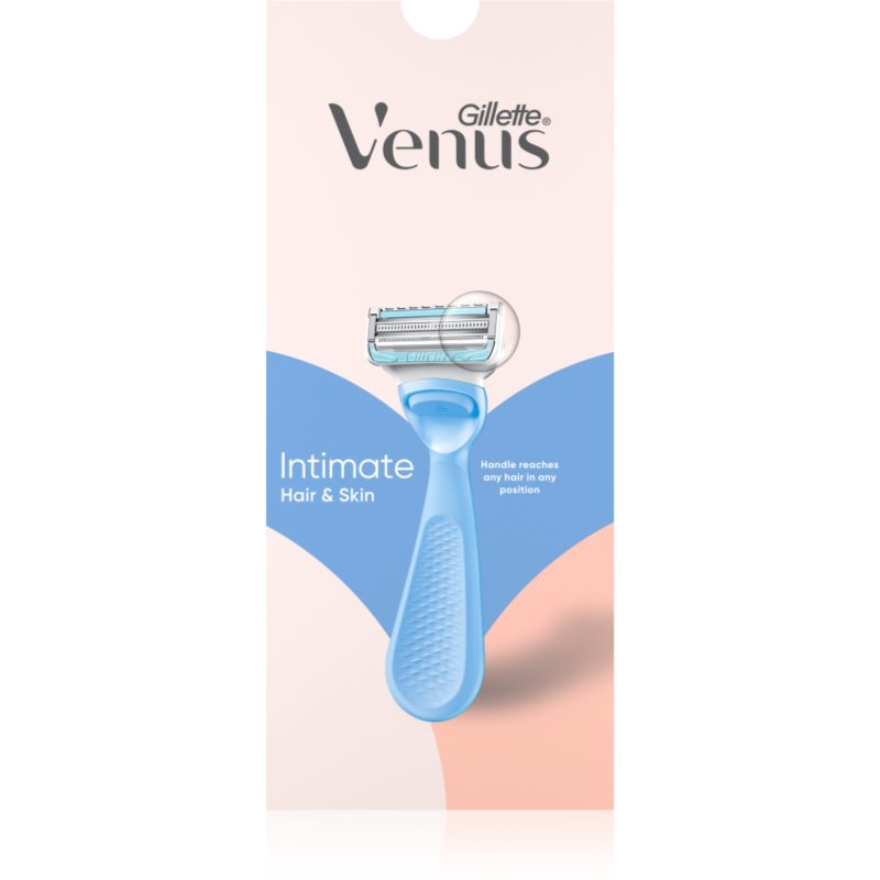 Gillette Venus Intimate women’s shaver to trim the bikini line   replacement heads 2 pc