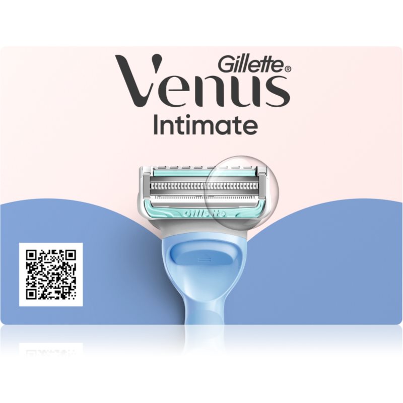 Gillette Venus Intimate replacement blades to trim the bikini line 10 pc
