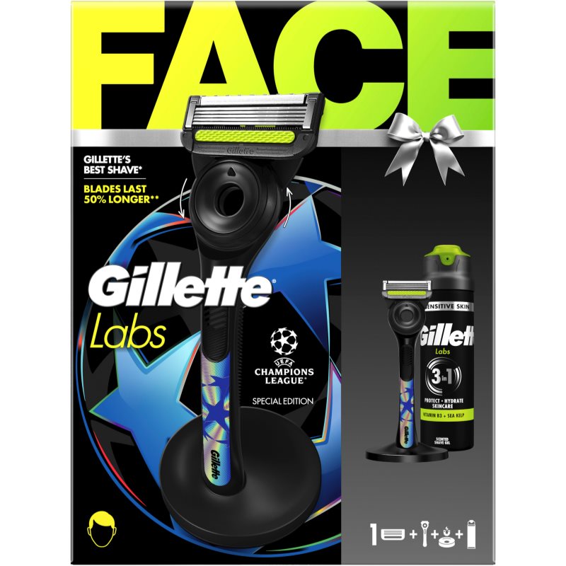 Gillette Labs Champions League Gift Set poklon set za brijanje