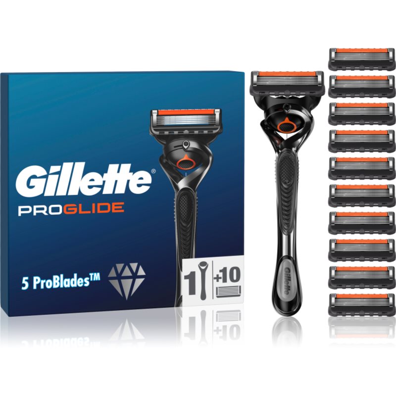 Gillette Proglide Razor + Replacement Heads