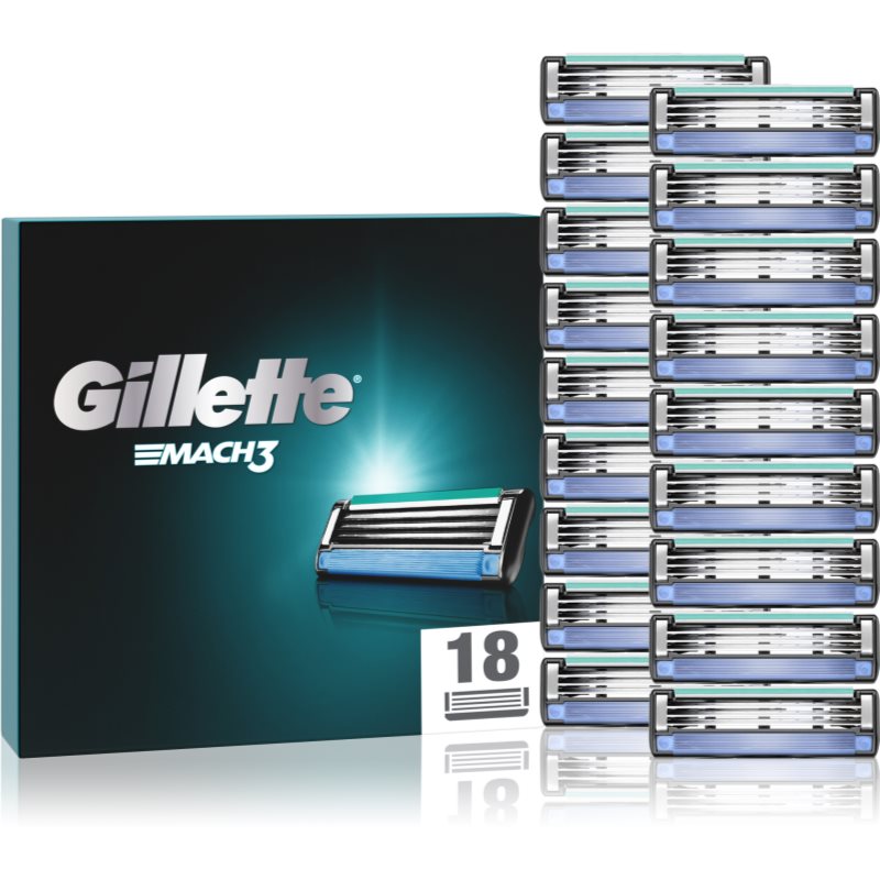 Gillette Mach3 replacement blades 18 pc
