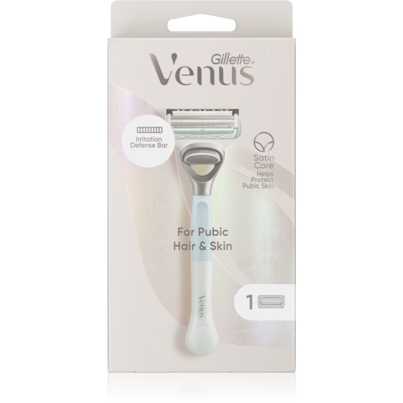 Gillette Venus Pubic Hair&Skin holiaci strojček na úpravu línie bikín + náhradná hlavica 1 ks