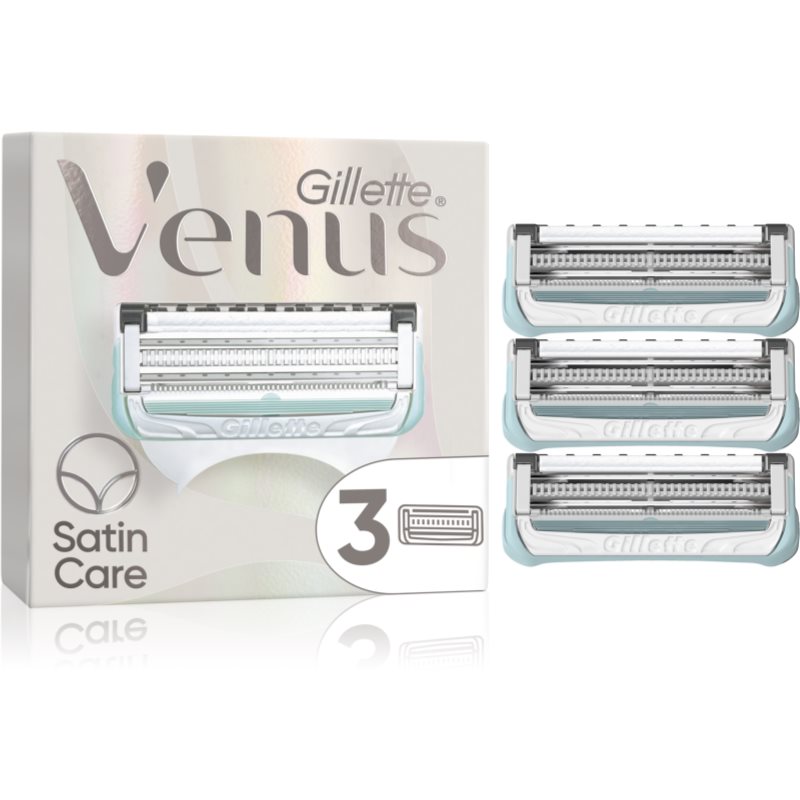 Gillette Venus For Pubic Hair&Skin náhradné žiletky na úpravu línie bikín 3 ks