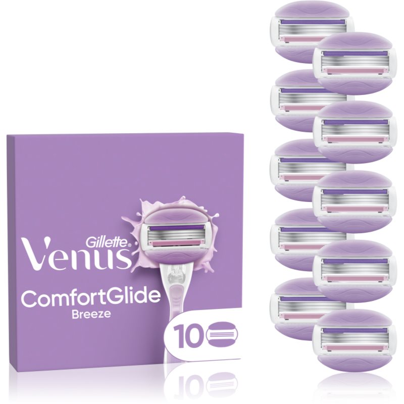 Gillette Venus Comfortglide Breeze Replacement Blades 10 Pc