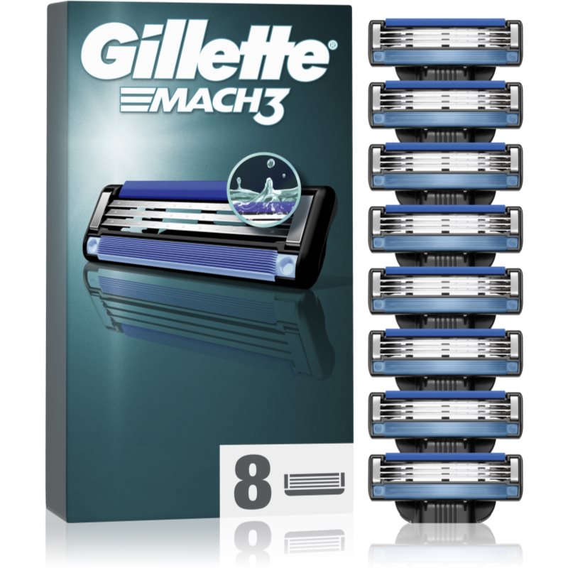 Gillette Mach3 náhradní břity 8 ks