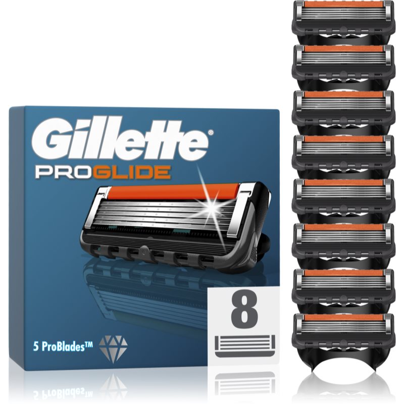 Gillette ProGlide náhradné žiletky 8 ks