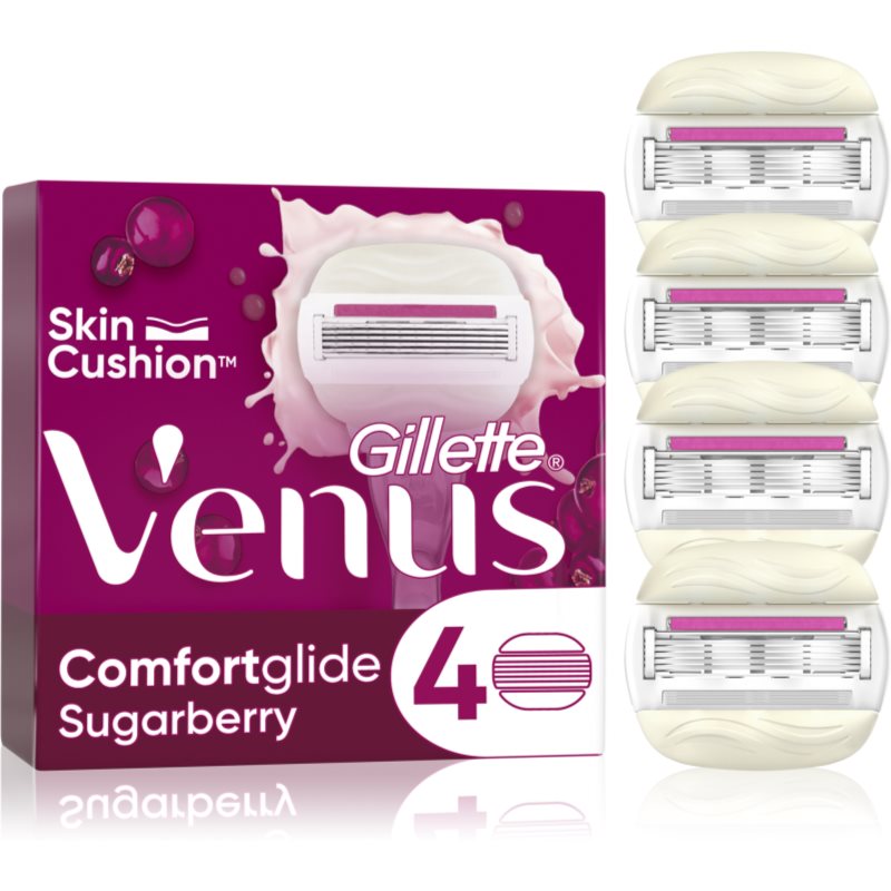 Gillette Venus ComfortGlide Sugarberry Змінні картриджі 4 кс