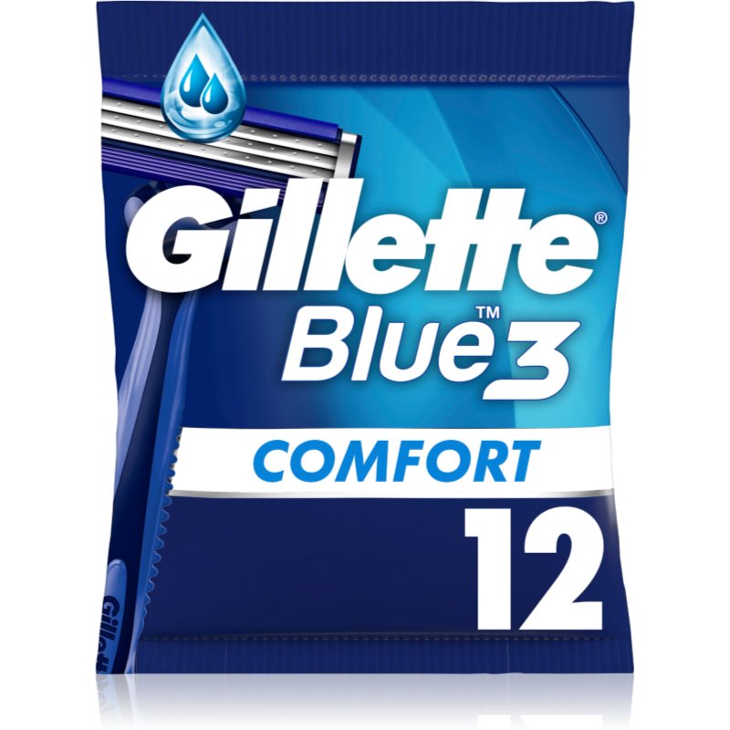 Gillette Blue 3 Comfort disposable razors for men 12 pc

