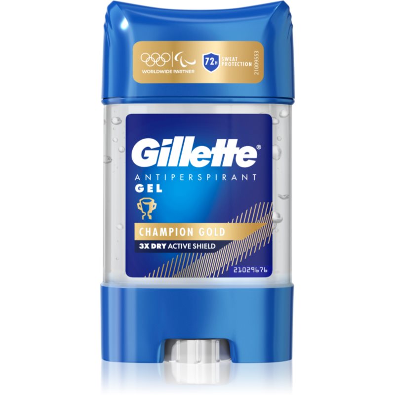 Gillette Champion Gold gélový antiperspirant 70 ml