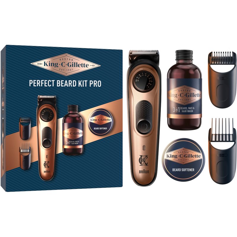 Gillette King C. Perfect Beard Kit Pro σετ δώρου για άντρες φωτογραφία