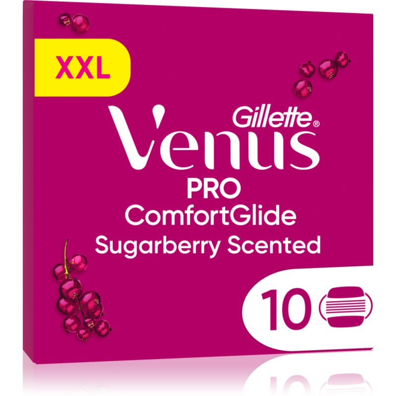 Gillette Venus PRO ComfortGlide Sugarberry náhradní břity 10 ks