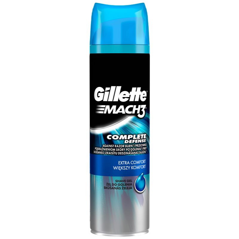 Gillette Mach3 Complete Defense skutimosi želė 200 ml