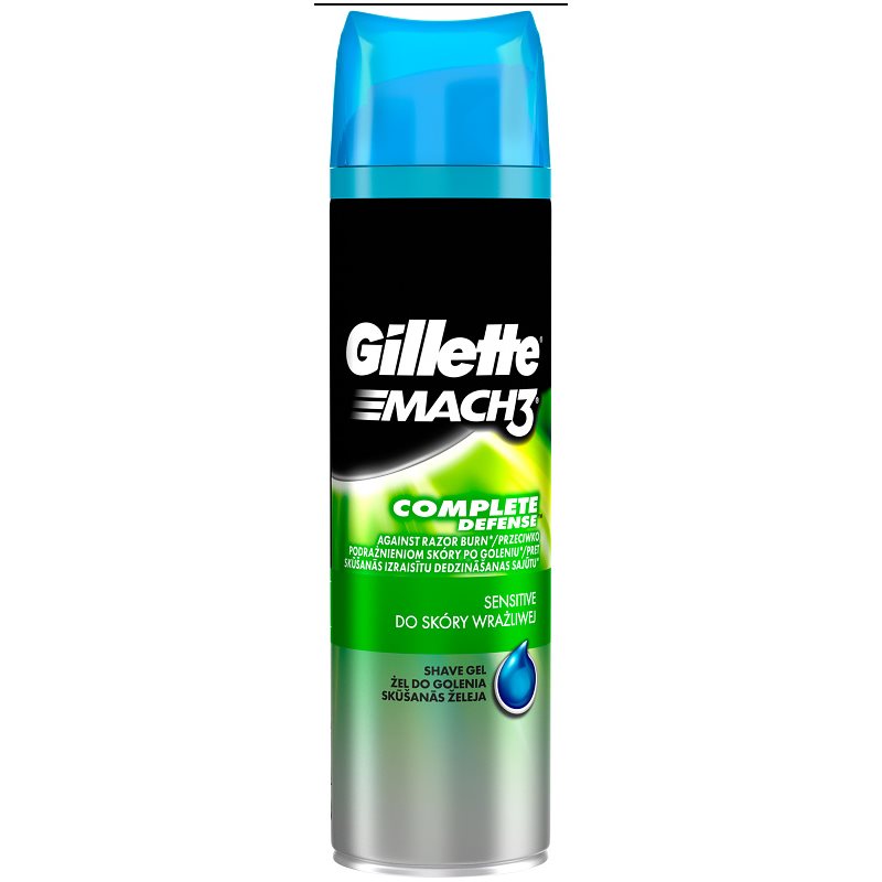 

Gillette Mach3 Complete Defense гель для гоління