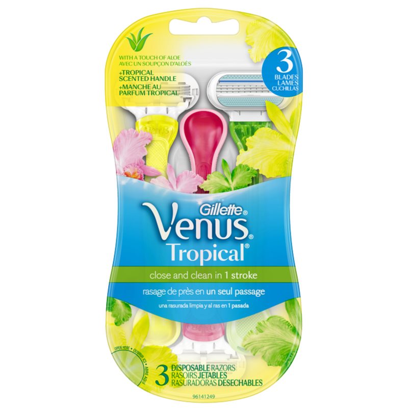 Gillette Venus Tropical Disposable Razors 3 Pc