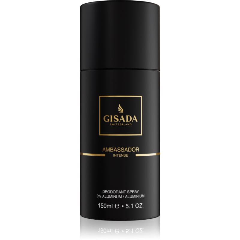 Gisada Ambassador Intense dezodorant v spreji bez hliníka pre mužov 150 ml