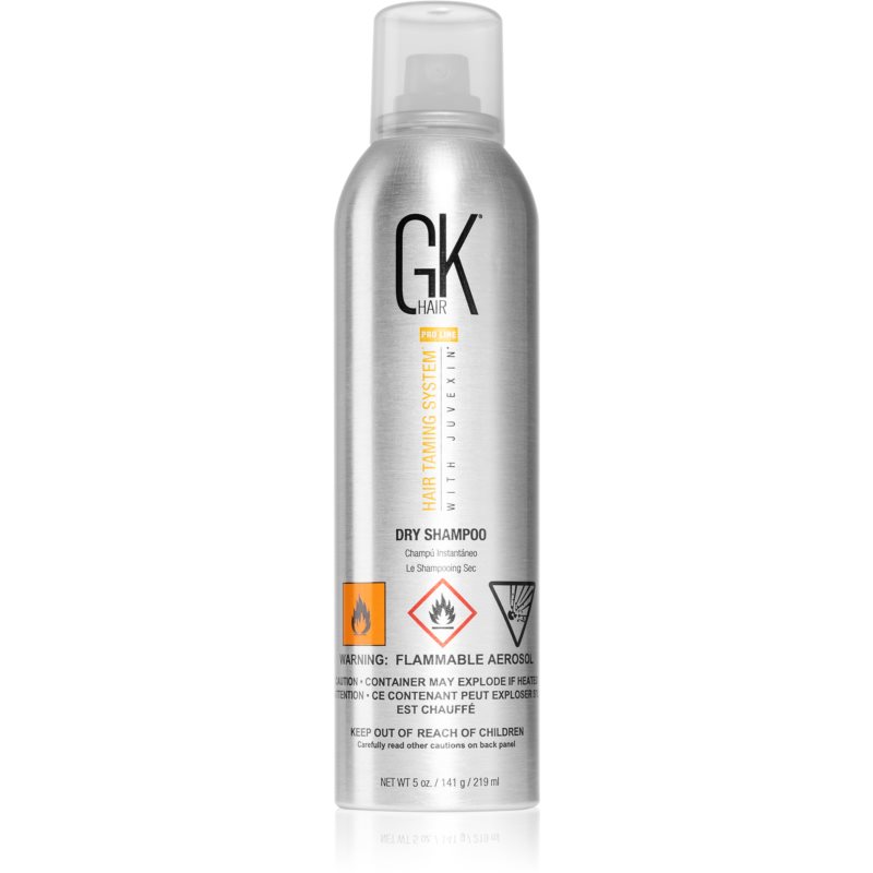 GK Hair Dry Shampoo suchý šampón pre absorpciu prebytočného mazu a pre osvieženie vlasov 219 ml
