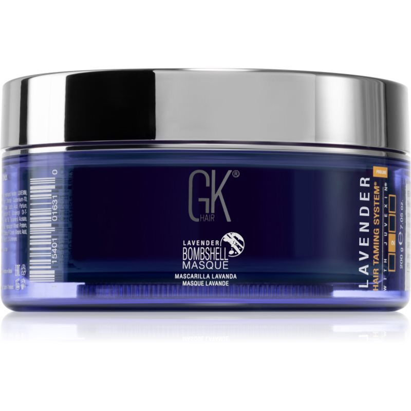 GK Hair Bombshell Masque бондінг-маска для фарбування волосся для освітленого волосся відтінок Lavender 200 гр