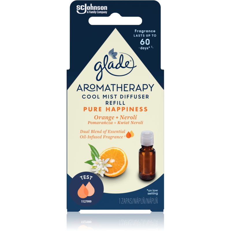 GLADE Aromatherapy Pure Happiness náplň do aróma difuzérov Orange + Neroli 17,4 ml