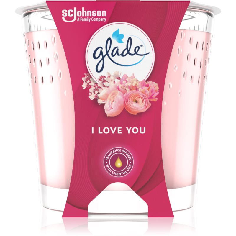 E-shop GLADE Romantic I Love You vonná svíčka 129 g