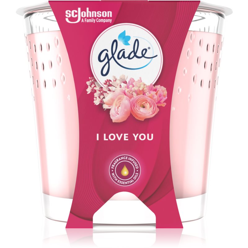 GLADE Romantic I Love You Scented Candle 129 G